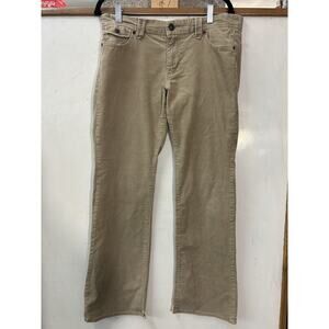OLD NAVY Women’s Pants Size 10 ( 33x30.5)‎ Regular Mid-Rise Stretch Corduroy Tan